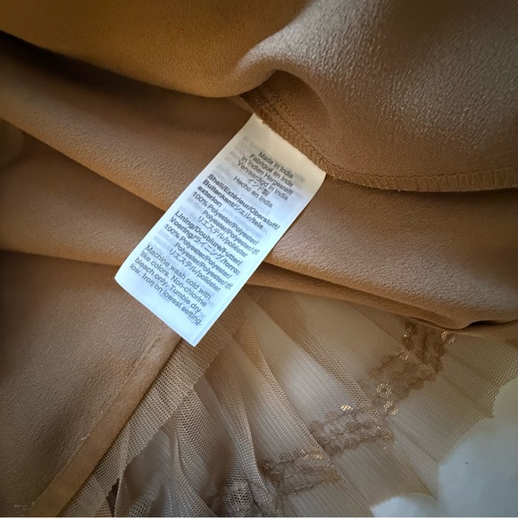 J.Crew Gold Sequined Short Layered Tulle Dress Size XS Party, Cocktail, Holiday - Picture 4 of 5